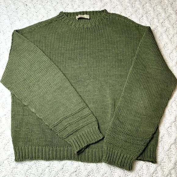 Momoni Women's Knitted Sweater Cardigan Pullover Long Sleeve Green, XS Italy - Picture 2 of 12